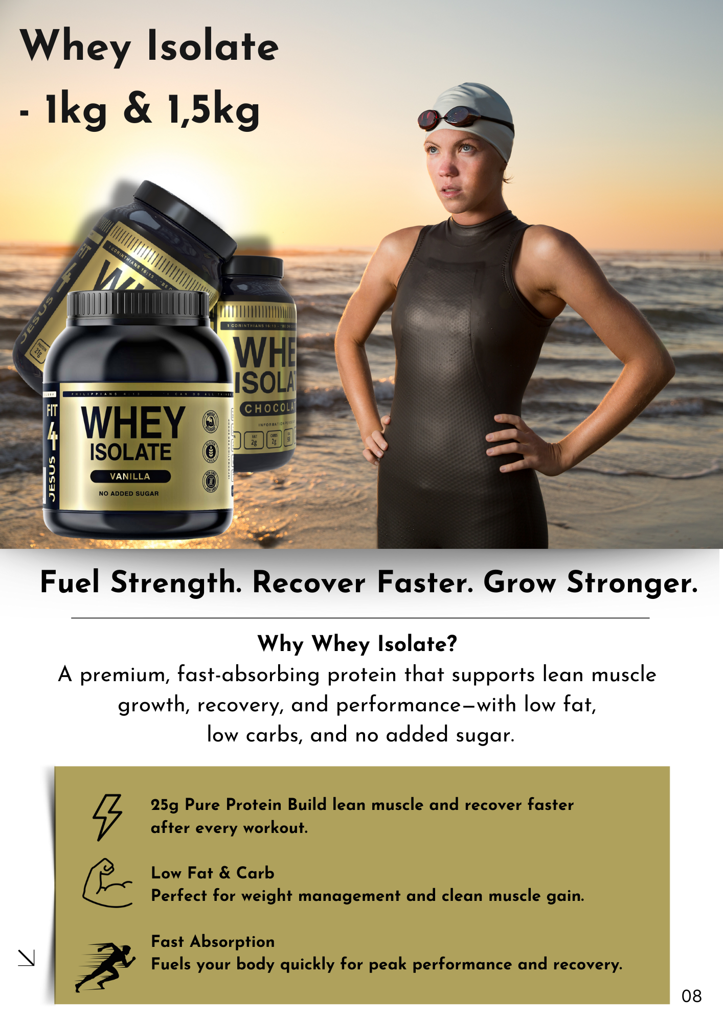 Whey Isolate Protein - 1.5kg - Image 2